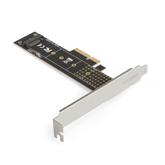 Переходник EXEGATE EXE-570 (M.2 M key -> PCI-E x4 v3,0 для установки SSD 2230/2242/2260/2280/22110 M.2 M key в слот PCI-E x4) EX300629RUS